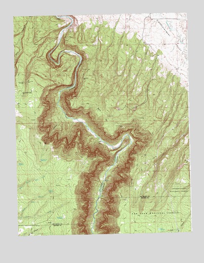 Joe Davis Hill, CO USGS Topographic Map