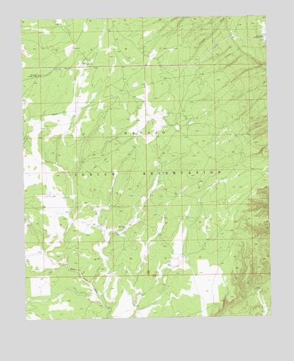 Joe Woody Well, AZ USGS Topographic Map