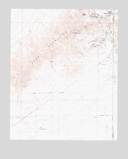 Johannesburg, CA USGS Topographic Map