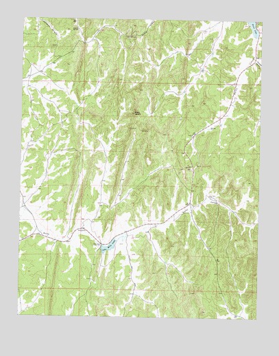 John Mills Lake, NM USGS Topographic Map