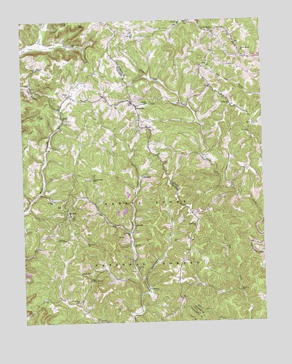 Johnetta, KY USGS Topographic Map