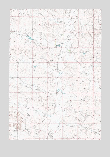 Johnnie Creek, MT USGS Topographic Map