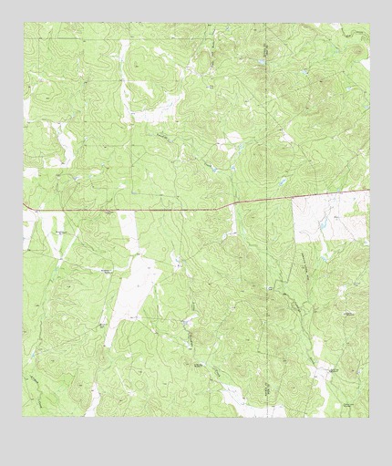 Johnnie Little Hill, TX USGS Topographic Map