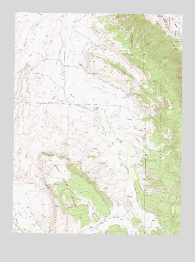 Johnny Moore Mountain, CO USGS Topographic Map