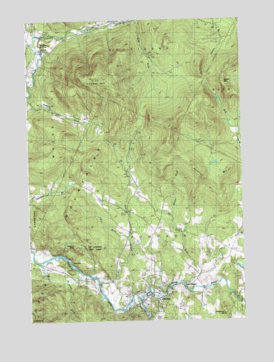 Johnson, VT USGS Topographic Map