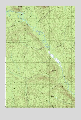 Johnson Brook Mountain, ME USGS Topographic Map