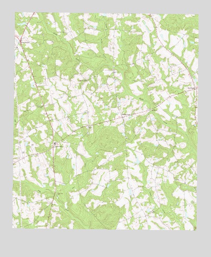 Johnson Corner, GA USGS Topographic Map
