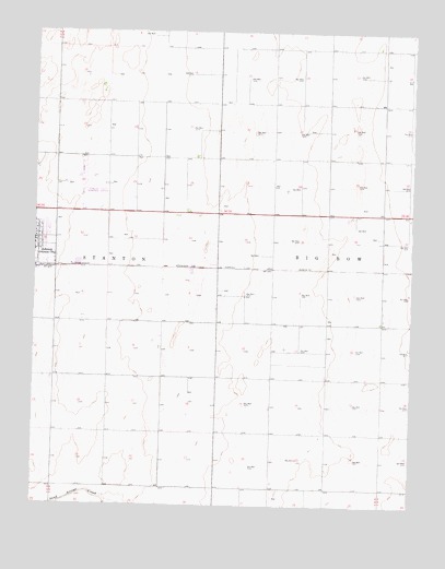 Johnson East, KS USGS Topographic Map