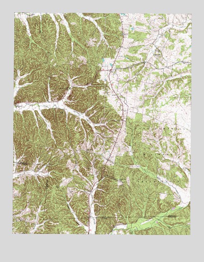 Johnson Hollow, KY USGS Topographic Map
