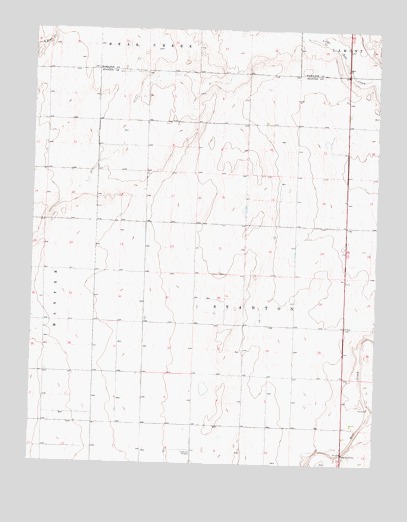 Johnson NE, KS USGS Topographic Map