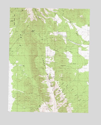 Johnson Pass, UT USGS Topographic Map
