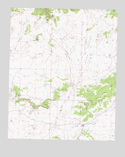Johnson Trading Post, NM USGS Topographic Map