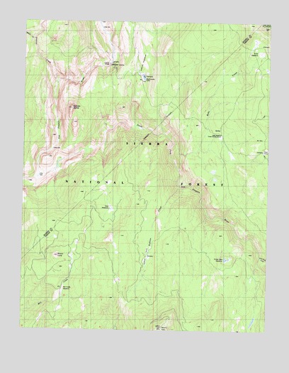 Balloon Dome, CA USGS Topographic Map