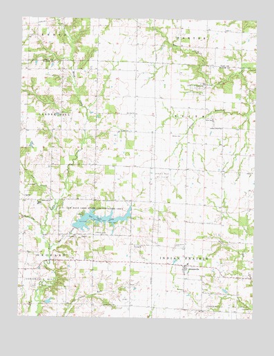 Johnsonville, IL USGS Topographic Map