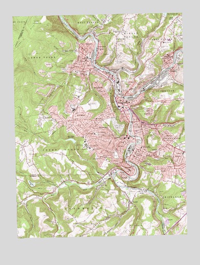 Johnstown, PA USGS Topographic Map