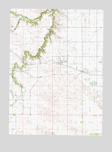 Johnstown, NE USGS Topographic Map