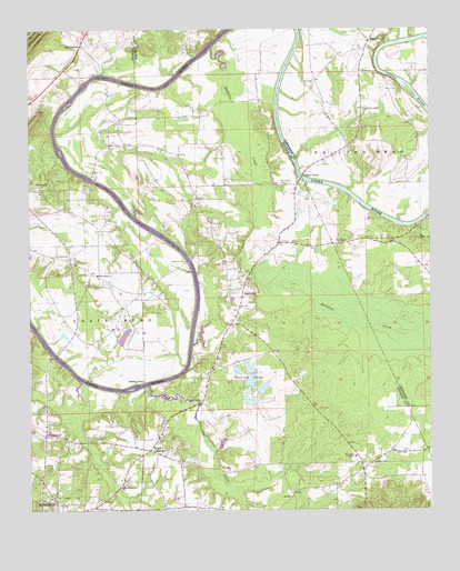 Ballplay, AL USGS Topographic Map
