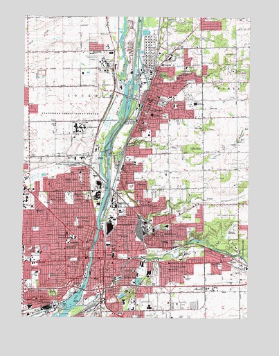Joliet, IL USGS Topographic Map