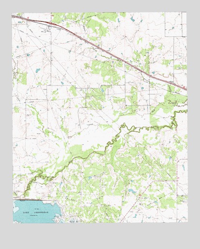 Jolly, TX USGS Topographic Map