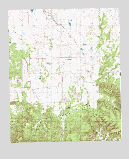 Jones Canyon, NM USGS Topographic Map