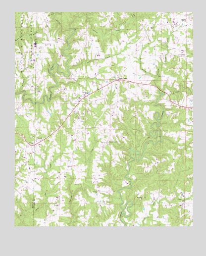 Jones Chapel, AL USGS Topographic Map