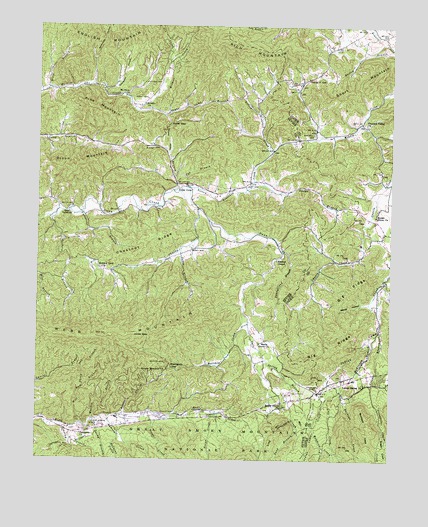 Jones Cove, TN USGS Topographic Map