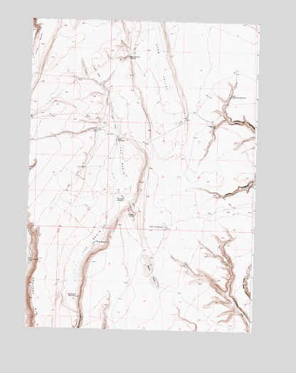 Balls Lake, OR USGS Topographic Map