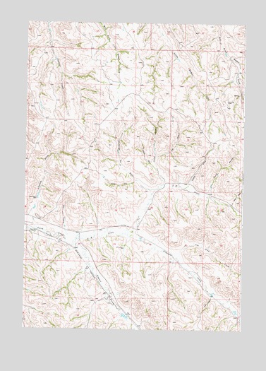 Jones Draw, WY USGS Topographic Map