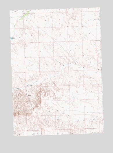 Jones Reservoir, WY USGS Topographic Map