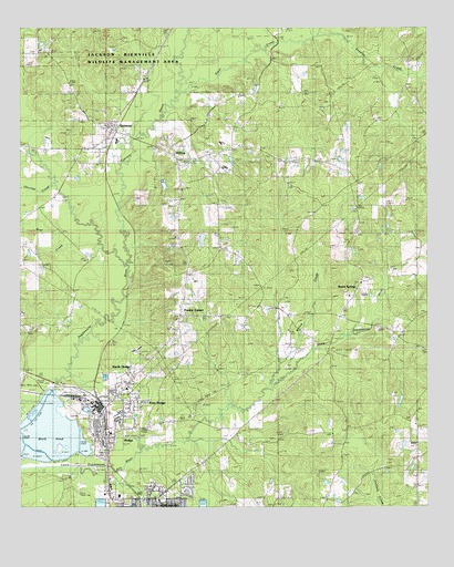 Jonesboro North, LA USGS Topographic Map