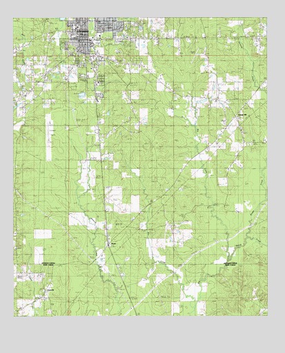 Jonesboro South, LA USGS Topographic Map