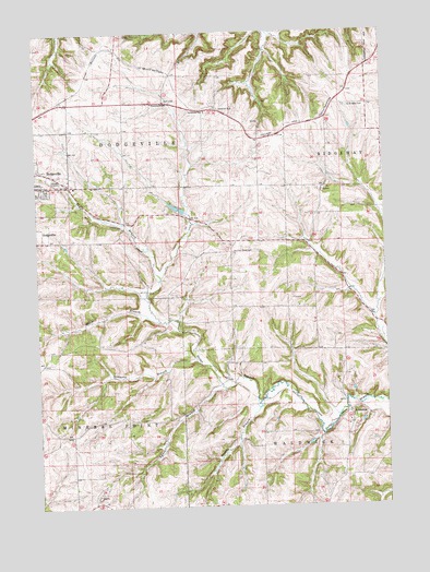 Jonesdale, WI USGS Topographic Map