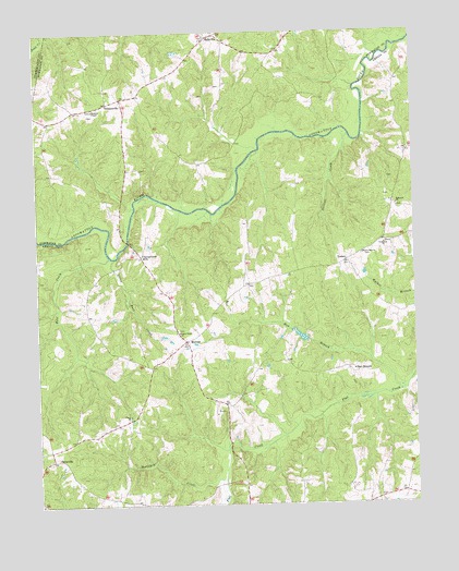 Ballsville, VA USGS Topographic Map