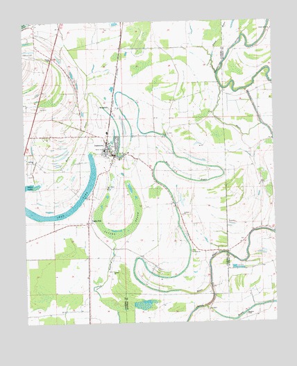 Jonestown, MS USGS Topographic Map