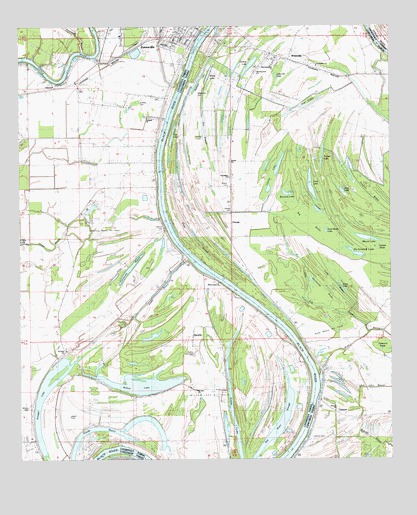 Jonesville South, LA USGS Topographic Map