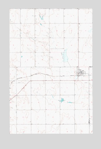 Joplin, MT USGS Topographic Map