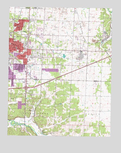 Joplin East, MO USGS Topographic Map