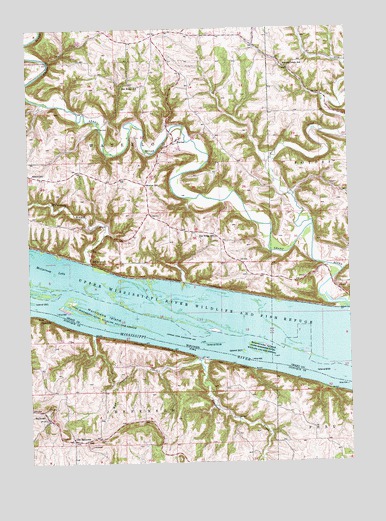 Balltown, IA USGS Topographic Map