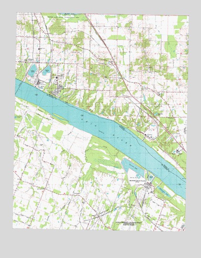 Joppa, IL USGS Topographic Map