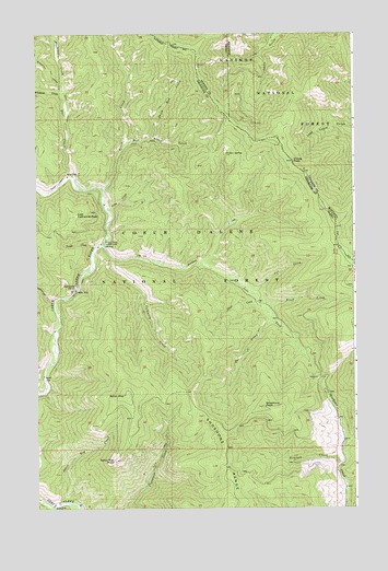 Jordan Creek, ID USGS Topographic Map
