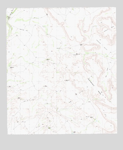 Jordan Gap, TX USGS Topographic Map