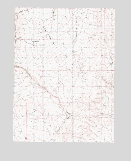 Jordan Meadow, NV USGS Topographic Map