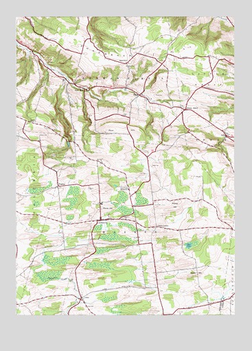 Jordanville, NY USGS Topographic Map