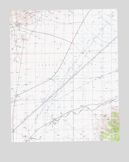 Joshua, CA USGS Topographic Map