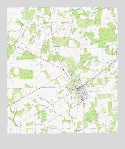 Jourdanton, TX USGS Topographic Map