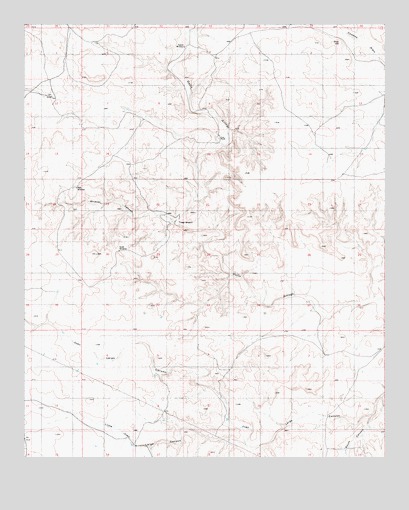 Juan Largo Canyon East, NM USGS Topographic Map