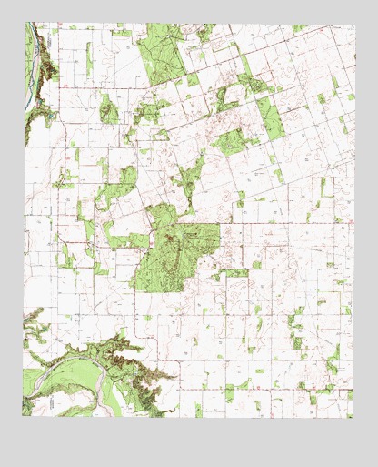 Jud, TX USGS Topographic Map