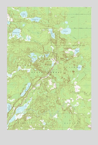 Balsam, MN USGS Topographic Map