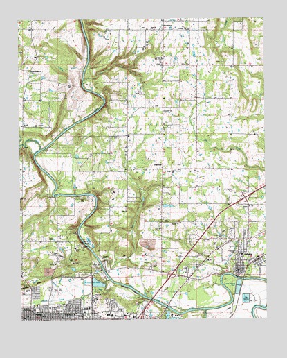 Judsonia, AR USGS Topographic Map