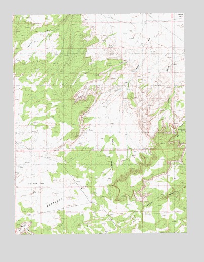 Jug Rock, UT USGS Topographic Map